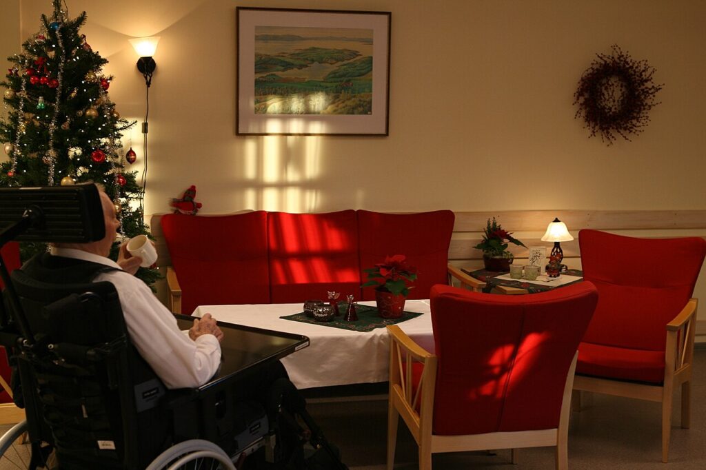 personal care provider jobs in Canada - elderly resident in nursing home setting