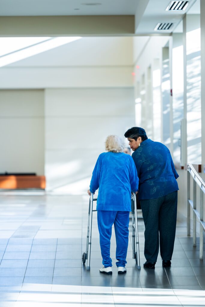 Staff Nurse Jobs in Leicester - nurse assisting elderly patient