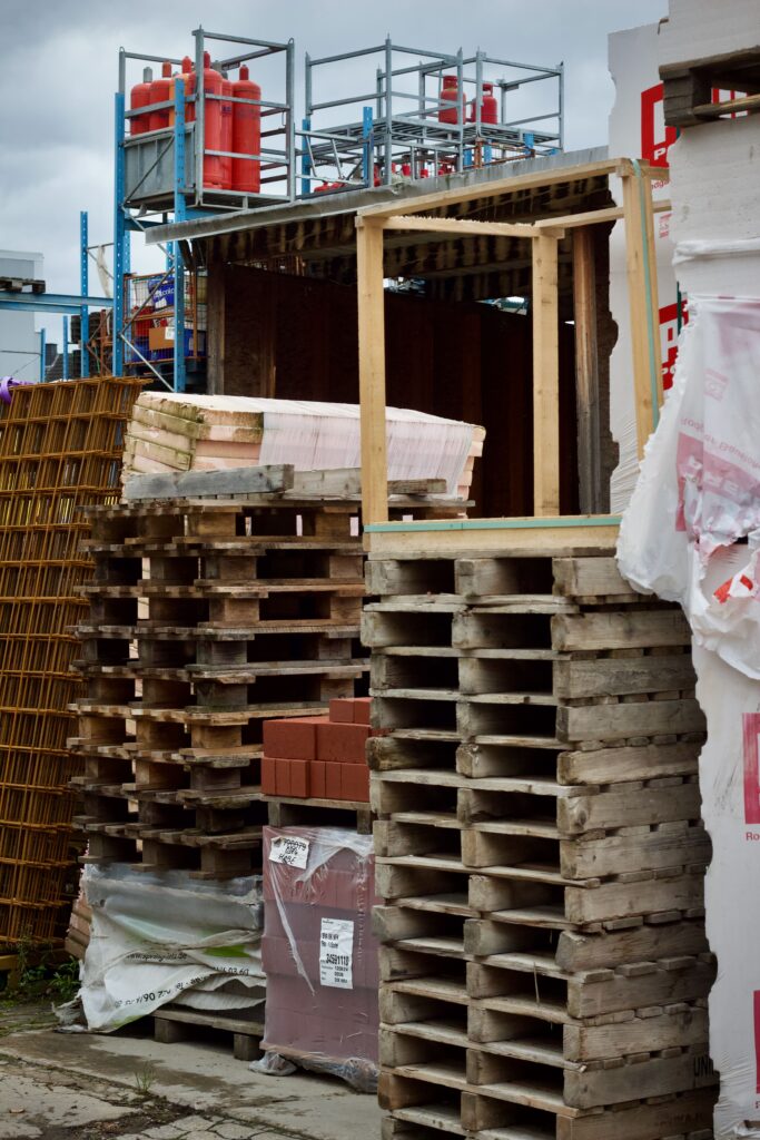 pallet repair labourer jobs in Laurierville QC - stacked wooden pallets